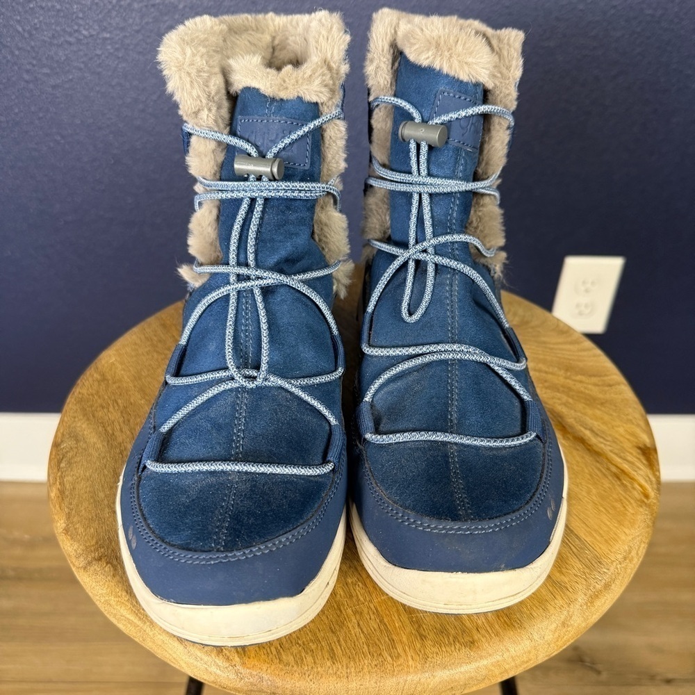 Ryka Aubonne Winter Boots, Navy, Size 10 WIDE - Picture 6 of 9